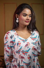 Tuku Whimsical Wings – Pure Cotton Gathered Midi Dress