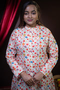 The Kusum Painted Trellis Long Dress