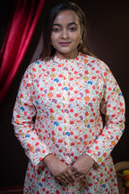 The Kusum Painted Trellis Long Dress