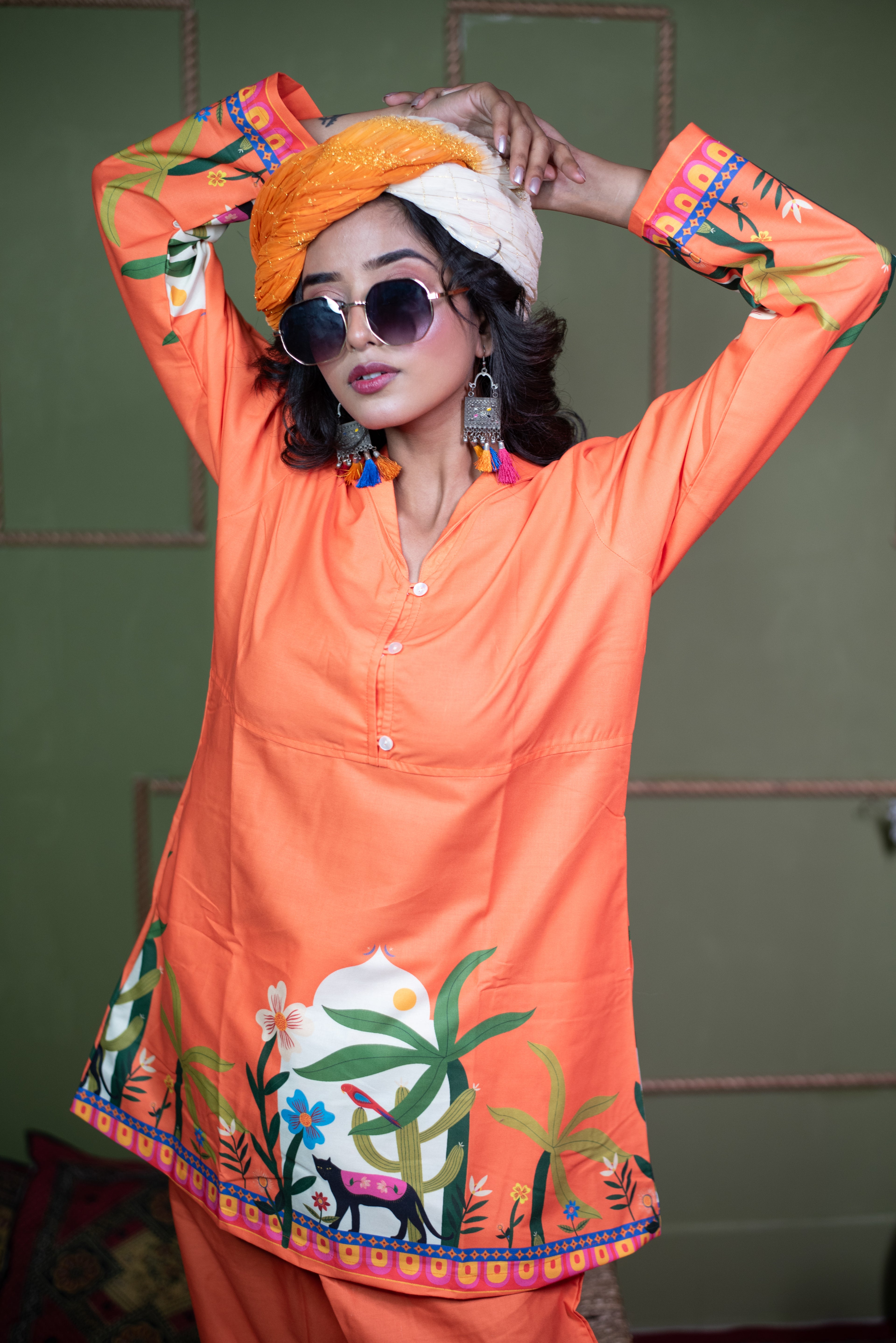 Tuku Desert Bloom – Pure Cotton Modal Co-Ord Set