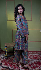 Aindri Jewel Plaid – Pure Cotton Two-Piece Co-Ord Set