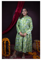The Kusum Botanical Breeze Shirt Dress