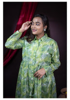 The Kusum Botanical Breeze Shirt Dress