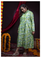 The Kusum Botanical Breeze Shirt Dress