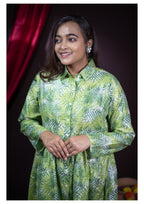 The Kusum Botanical Breeze Shirt Dress