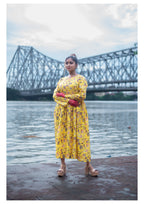 The Kusum Sunburst Flared Dress