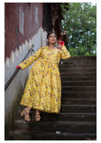 The Kusum Sunburst Flared Dress
