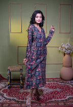 The Aindri Jewel Tapestry A-Line Dress