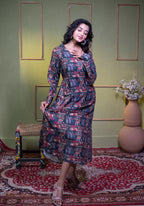 The Aindri Jewel Tapestry A-Line Dress