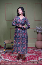 The Aindri Jewel Tapestry A-Line Dress