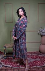 The Aindri Jewel Tapestry A-Line Dress