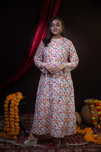 The Kusum Painted Trellis Long Dress