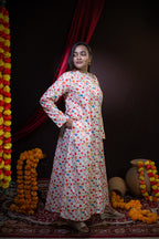 The Kusum Painted Trellis Long Dress