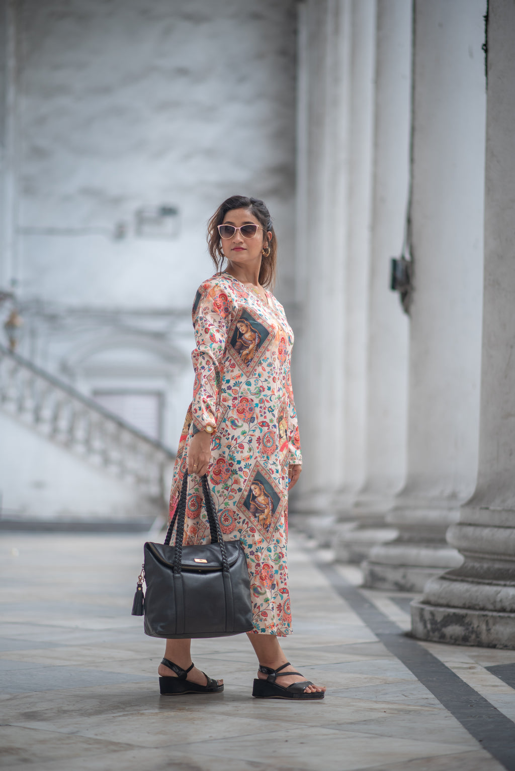 Laksmi Chitrakatha – Pure Cotton Storytelling A-Line Kurti