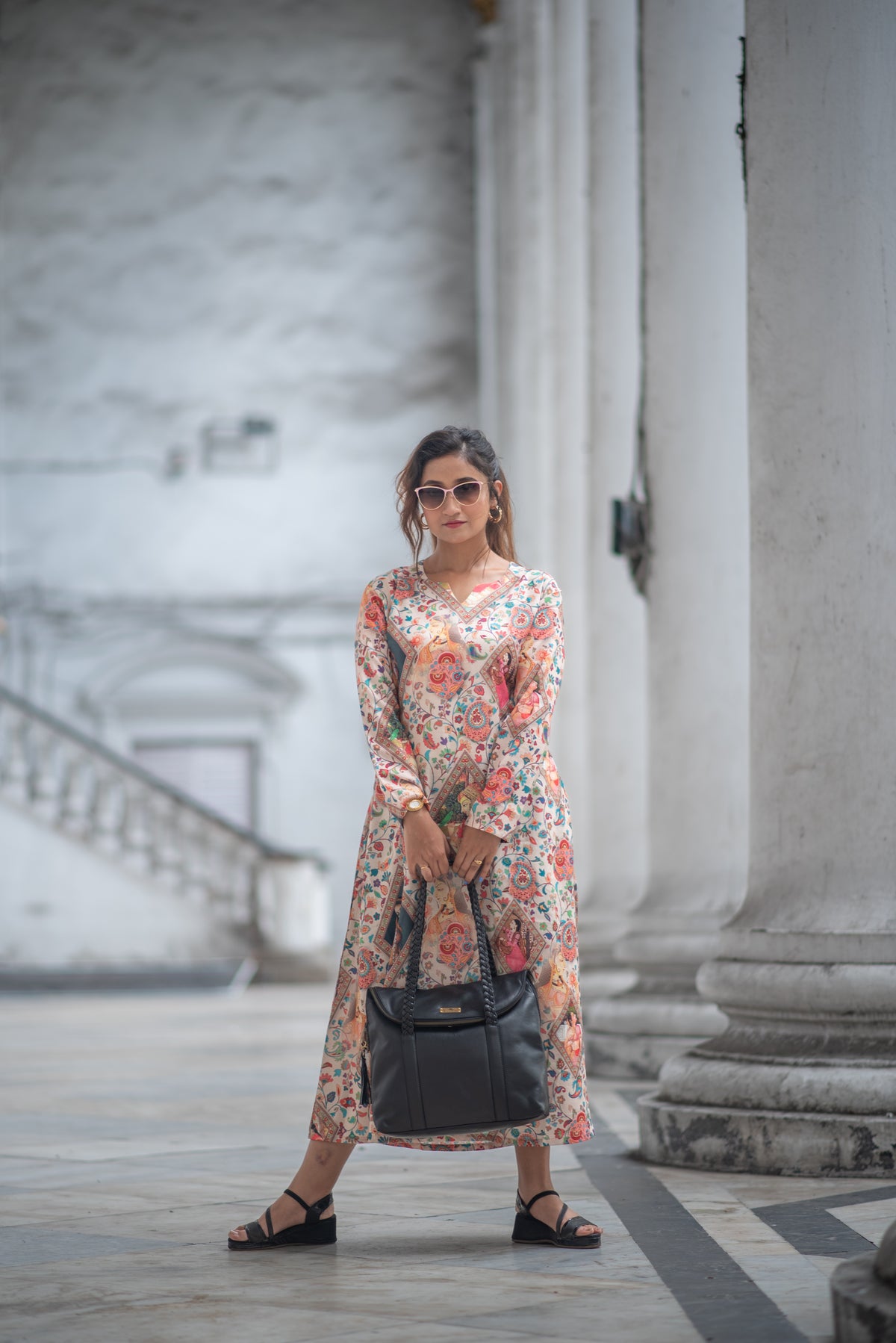 Laksmi Chitrakatha – Pure Cotton Storytelling A-Line Kurti