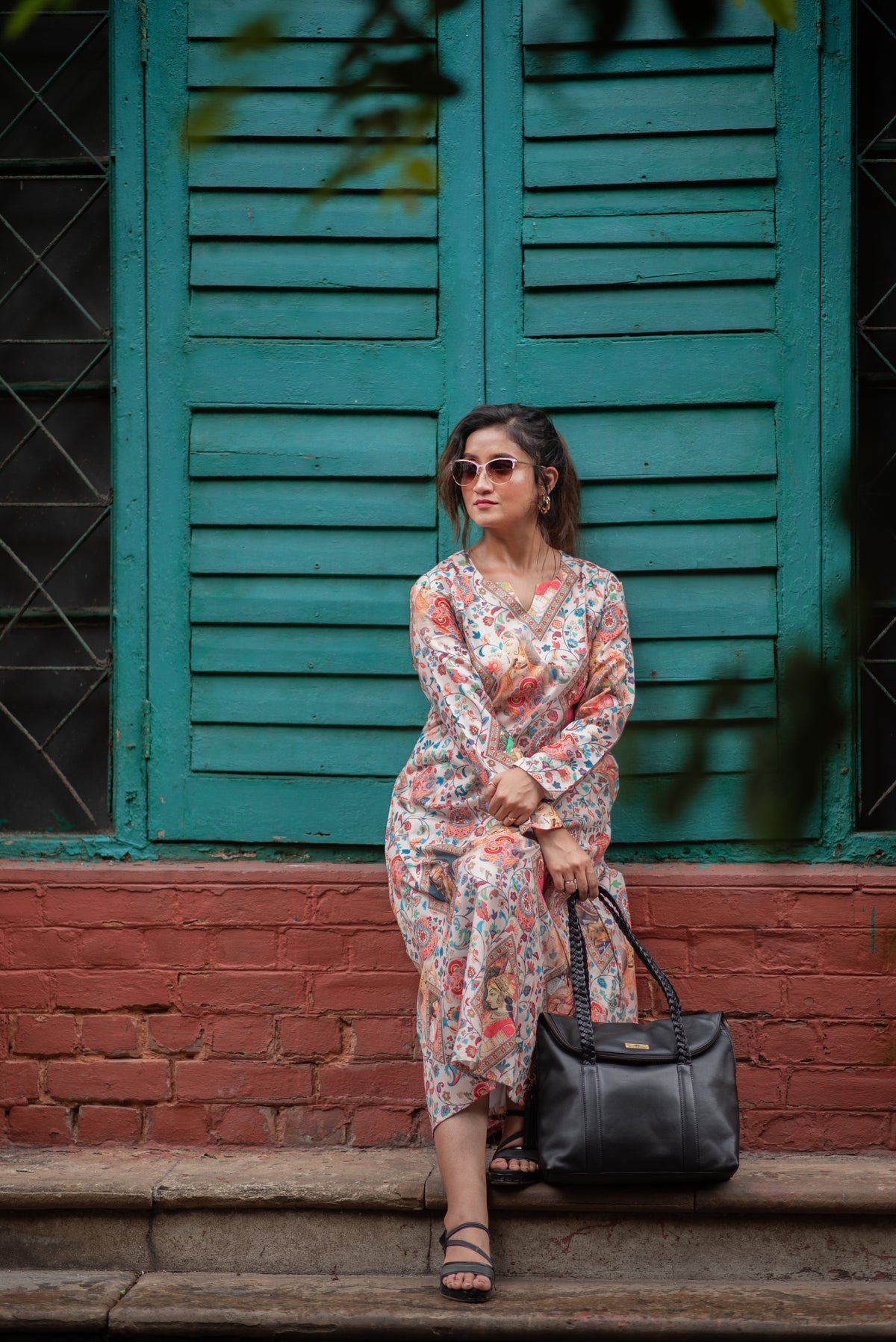 Laksmi Chitrakatha – Pure Cotton Storytelling A-Line Kurti