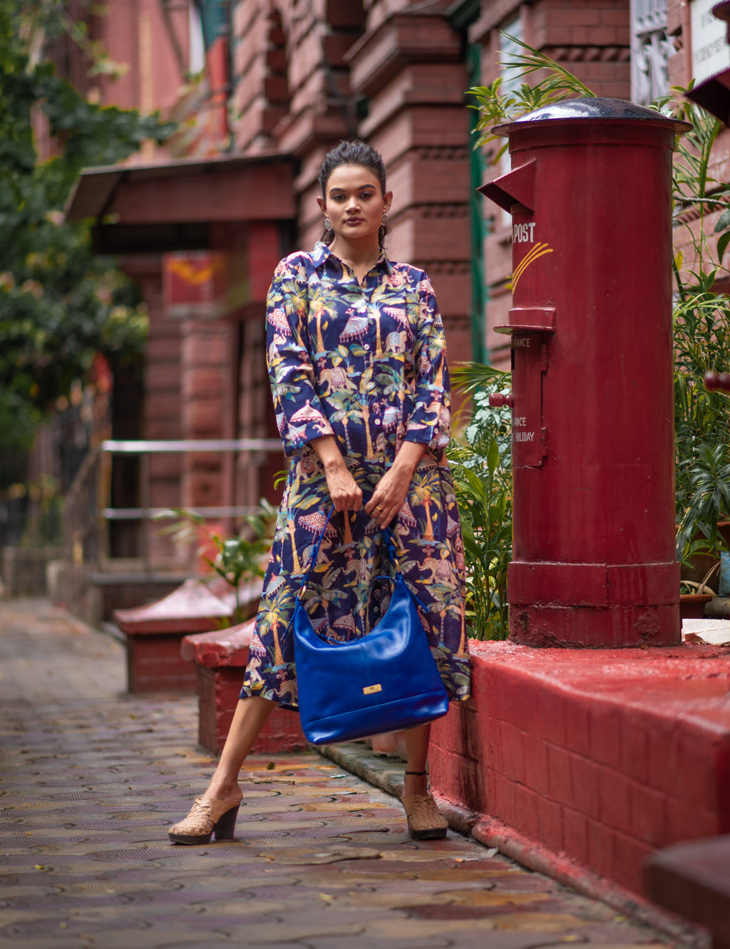 Tuku Flamingo Lagoon Pure Cotton Short Dress