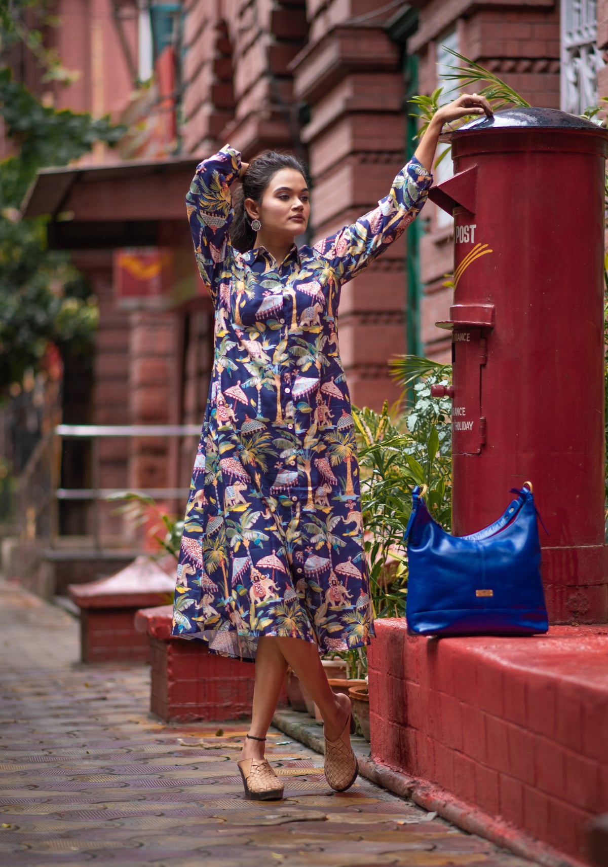 Tuku Flamingo Lagoon Pure Cotton Short Dress