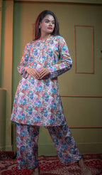 Kusum Pastel Meadow – Pure Cotton Modal Co-Ord Set