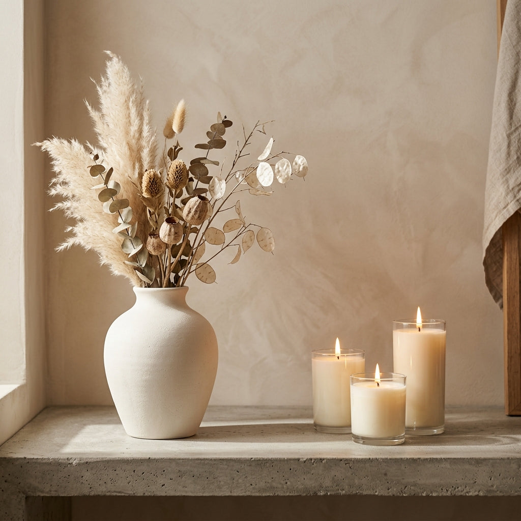 Vase and botanical decor